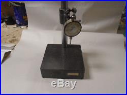 MACHINIST TOOLS LATHE MILL 6 X 6 Granite Plate with Mitutoyo Indicator Gage