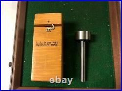 MACHINIST TOOLS LATHE MILL A A Industries Cylinder Block Gage in Box TpOkCb