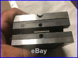 MACHINIST TOOLS LATHE MILL Brown & Sharpe Adjustable Sine Plate Fixture in Case