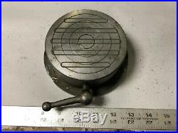 MACHINIST TOOLS LATHE MILL Eclipse 4 3/4 in Diam Round Magnetic Chuck Plate OfC