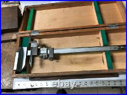 MACHINIST TOOLS LATHE MILL Fowler Japan 12 Vernier Height Gage Gauge Ofc