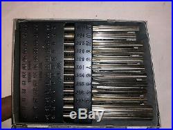 MACHINIST TOOLS LATHE MILL Huot Drill Index Full of Reamers Set No 12 DrKo