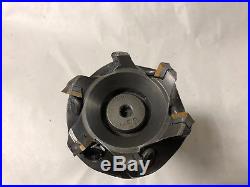 MACHINIST TOOLS LATHE MILL Indexable Carbide Insert Face Mill R8 Holder SH A m