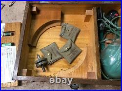 MACHINIST TOOLS LATHE MILL Japan Hardness Tester Blocks in Wood Case OfCe