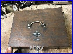 MACHINIST TOOLS LATHE MILL Japan Hardness Tester Blocks in Wood Case OfCe