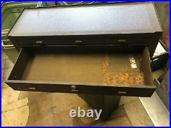 MACHINIST TOOLS LATHE MILL Kennedy Machinist Riser 2 Drawer Tool Box a BsmnT