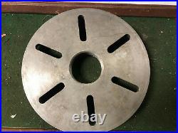 MACHINIST TOOLS LATHE MILL Machinist 8 1/2 Lathe Face Plate 2 1/4 Center DrWy