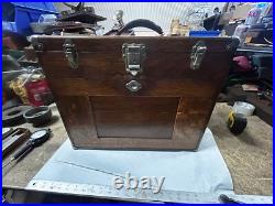 MACHINIST TOOLS LATHE MILL Machinist Gerstner Oak Machinist Tool Box Model 042 MACHINIST TOOLS LATHE MILL Machinist Gerstner Oak Machinist Tool Box Model 042