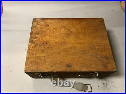 MACHINIST TOOLS LATHE MILL Machinist Hardness Tester Kit in Wood Box OfCe