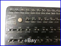 MACHINIST TOOLS LATHE MILL Machinist Horberg Drill Pin Gage Set Number
