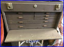 MACHINIST TOOLS LATHE MILL Machinist Kennedy Tool Box with Key BsmnT 1A