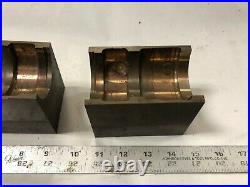 MACHINIST TOOLS LATHE MILL Machinist Lot of 2 Solid Copper Blocks OfCe