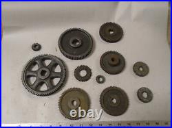 MACHINIST TOOLS LATHE MILL Machinist Lot of Gears Various Center s 11 PC