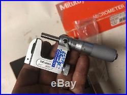 MACHINIST TOOLS LATHE MILL Machinist Mitutoyo Pin Anvil Micrometer in Case ShE