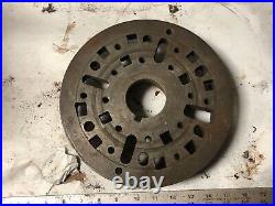 MACHINIST TOOLS LATHE MILL Machinist Unusual 9 1/2 Face Plate 2 1/8 Center OfC