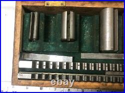 MACHINIST TOOLS LATHE MILL Minute Man Dumont Keyway Broach Set In Case OfCe A