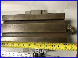 MACHINIST TOOLS LATHE MILL T Slot Cross Slide Fixture Table for Mill Drill OfCe