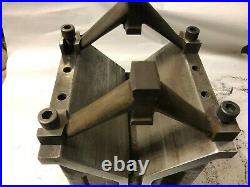 MACHINIST TOOLS LATHE MILL Very Large V Block Fixture with Clamps StgCst