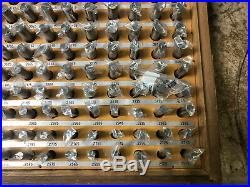 MACHINIST TOOLS LATHE Mill Pin Gage Set. 2515 to. 5005