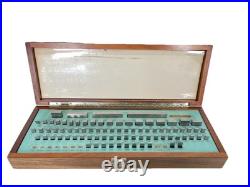 MACHINIST TOOLS MILL LATHE Machinist Gage Gauge Blocks in Case See Description MACHINIST TOOLS MILL LATHE Machinist Gage Gauge Blocks in Case See Description