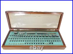 MACHINIST TOOLS MILL LATHE Machinist Gage Gauge Blocks in Case See Description MACHINIST TOOLS MILL LATHE Machinist Gage Gauge Blocks in Case See Description