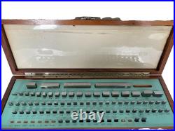 MACHINIST TOOLS MILL LATHE Machinist Gage Gauge Blocks in Case See Description MACHINIST TOOLS MILL LATHE Machinist Gage Gauge Blocks in Case See Description