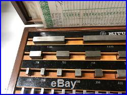 MACHINIST TOOLS MILL LATHE Mitutoyo Gage Block Set 516 903 Grade A OfC FrBk