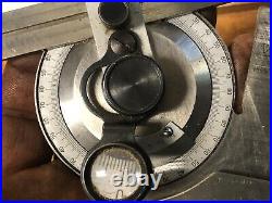 MACHINIST TOOLS TpCb LATHE MILL VIS Poland Bevel Protractor Gage in Case