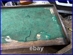 MACHINIST TOOL LATHE Extra Large Vintage Gerstner Oak Machinist Tool Box Riser MACHINIST TOOL LATHE Extra Large Vintage Gerstner Oak Machinist Tool Box Riser