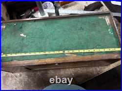 MACHINIST TOOL LATHE Extra Large Vintage Gerstner Oak Machinist Tool Box Riser MACHINIST TOOL LATHE Extra Large Vintage Gerstner Oak Machinist Tool Box Riser