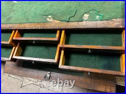 MACHINIST TOOL LATHE Extra Large Vintage Gerstner Oak Machinist Tool Box Riser MACHINIST TOOL LATHE Extra Large Vintage Gerstner Oak Machinist Tool Box Riser
