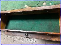 MACHINIST TOOL LATHE Extra Large Vintage Gerstner Oak Machinist Tool Box Riser MACHINIST TOOL LATHE Extra Large Vintage Gerstner Oak Machinist Tool Box Riser