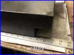 MACHINIST TOOL LATHE Granite Step Surface Plate 12 by 18 4 High Bsmt a