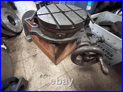MACHINIST TOOL LATHE Japan 12 Rotary Table Fixture Made in Japan MACHINIST TOOL LATHE Japan 12 Rotary Table Fixture Made in Japan