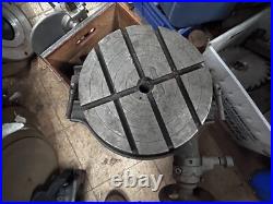 MACHINIST TOOL LATHE Japan 12 Rotary Table Fixture Made in Japan MACHINIST TOOL LATHE Japan 12 Rotary Table Fixture Made in Japan