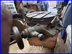 MACHINIST TOOL LATHE Japan 12 Rotary Table Fixture Made in Japan MACHINIST TOOL LATHE Japan 12 Rotary Table Fixture Made in Japan