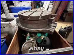 MACHINIST TOOL LATHE Japan 12 Rotary Table Fixture Made in Japan MACHINIST TOOL LATHE Japan 12 Rotary Table Fixture Made in Japan