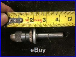 MACHINIST TOOL LATHE MILL Albrecht 0 1/8 Drill Chuck with Sensitive Feed KdyBx