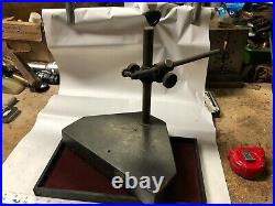 MACHINIST TOOL LATHE MILL Comparator Dial Indicator Stand with Granite Plate Ofc