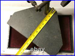 MACHINIST TOOL LATHE MILL Comparator Dial Indicator Stand with Granite Plate Ofc
