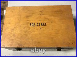 MACHINIST TOOL LATHE MILL Edelstaal Collets in Wood Case for Maximat 10 OfCe