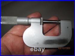 MACHINIST TOOL LATHE MILL Federal Indicating Micrometer with Carbide Tips 200P 1
