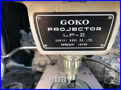 MACHINIST TOOL LATHE MILL Goko Bench Top Comparator Projector 6 Screen