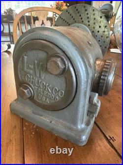 MACHINIST TOOL LATHE MILL L W Chuck Co Indexer Dividing Head 6 Toledo USA