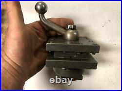 MACHINIST TOOL LATHE MILL Machinist 4 Square Lathe Turret Tool Post OfCe FrBk
