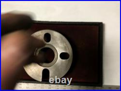 MACHINIST TOOL LATHE MILL Machinist 6 3/4 Lathe Face Plate 3 1/4 Center StgCst