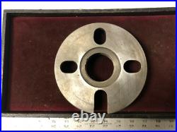 MACHINIST TOOL LATHE MILL Machinist 6 3/4 Lathe Face Plate 3 1/4 Center StgCst