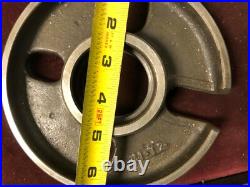 MACHINIST TOOL LATHE MILL Machinist 6 3/4 Lathe Face Plate 3 1/4 Center StgCst