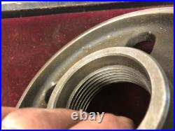 MACHINIST TOOL LATHE MILL Machinist 6 3/4 Lathe Face Plate 3 1/4 Center StgCst