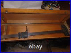 MACHINIST TOOL LATHE MILL Machinist Helios Germany Height Gage in Wood Case